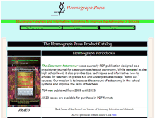 Tablet Screenshot of hermograph.com